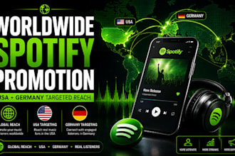 run organic spotify music promotion for global reach