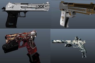 create fivem weapons 3d gun model custom gun assets fivem gun pack gta v