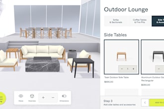 develop 3d ecommerce product real time pricing and quotation configurator system