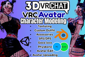 edit, create vrchat avatar, vrc avatar, vr character, furry nsfw model, pc quest