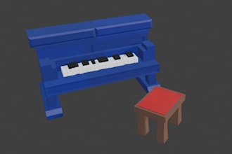 create polished 3d models and assets for you