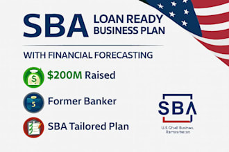 write sba ready, investor ready business plan and cashflow