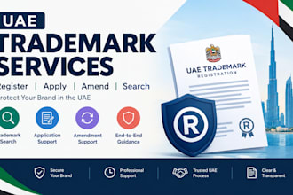 do uae trademark registration, application, amendment and trademark search