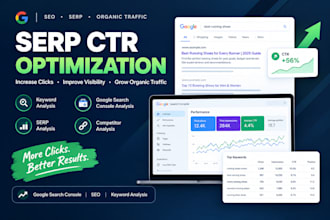 optimize serp CTR improve google ranking increase organic traffic