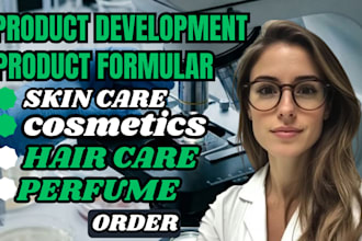 formulate custom skincare, haircare and cosmetic products