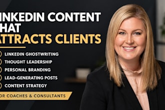 ghostwrite linkedln posts for coaches and consultants who want more clients