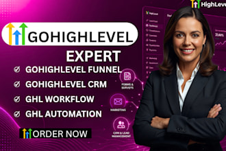 setup gohighlevel automation, gohighlevel crm ghl workflows and ghl sales funnel