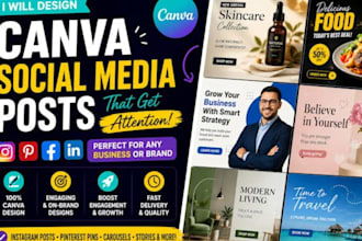 design canva social media posts