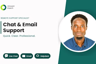 be your reliable chat and email support agent