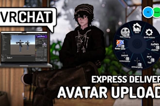 upload a vrchat avatar for you