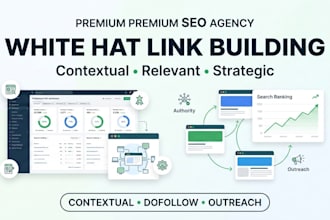 build high quality contextual backlinks and white hat links
