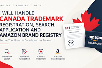 do canada trademark registration, search, application and amazon brand registry