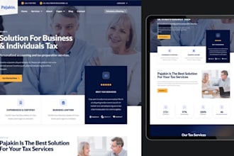 design tax website finance website accounting website bookkeeping website tax