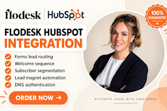 connect flodesk hubspot forms lead routing welcome automation and dns