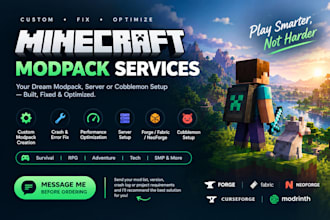 create fix optimize minecraft modpack cobblemon forge fabric server setup quest