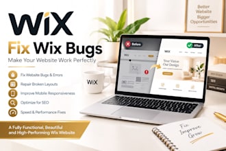 fix wix website bugs, errors, and technical issues professionally