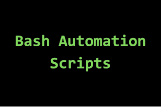 create custom bash automation scripts