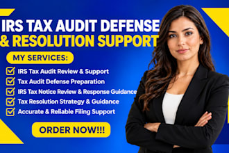 be your irs tax audit defense and resolution expert