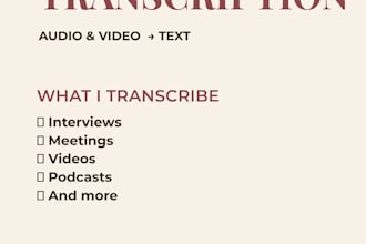 accurately transcribe english audio and video