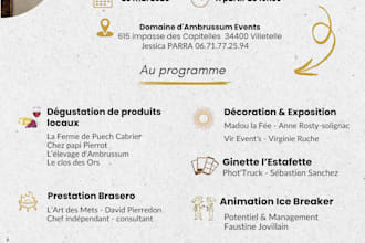 design a professional and customized flyer