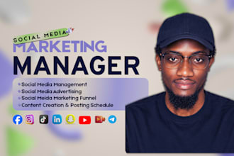 be your business social media marketing manager for organic growth