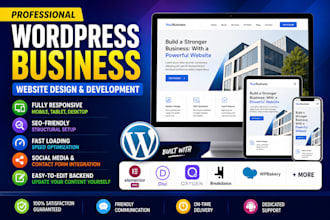 design a custom wordpress website using oxygen or divi