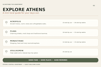 create a professional airbnb welcome guide for your guests