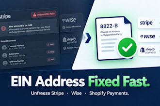 fix your ein business address with irs form 8822 b