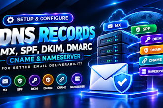 fix spf dkim dmarc, mx and dns records for email deliverability
