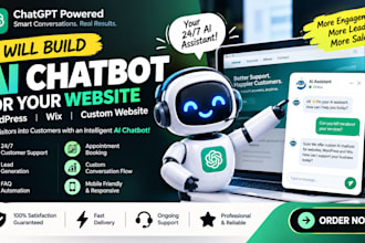 ai chatbot for website, wordpress and wix