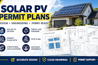 design solar pv permit plans solar carport structural engineering calculations