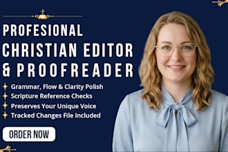 edit and proofread your christian devotional, book or manuscript