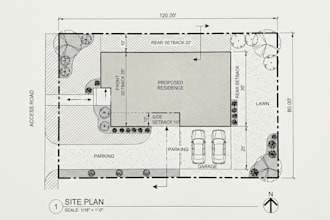create land development plans, site plans, plot plans, and layouts in autocad
