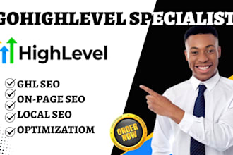 do gohighlevel seo website optimization visibility local on page funnel crm rank