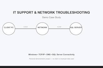 troubleshoot windows, network, dns, tcp IP and connectivity issues