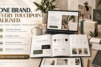 turn your brand idea into a complete visual launch