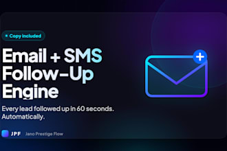 set up automated email and SMS follow up sequences for your leads