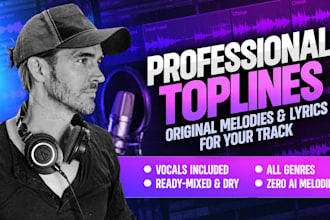 write and record your professional topline as a singer songwriter