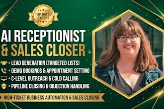 do ai receptionist sales closing cold calling appointment setter for business