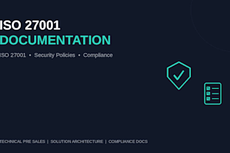 write iso 27001 documentation and security policies