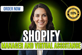 do shopify manager, shopify expert, store manager, cro shopify virtual assistant