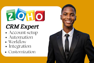 setup zoho CRM and zoho CRM automation