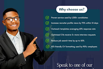 provide a professional CV and linkedin profile formatting to help you stand out