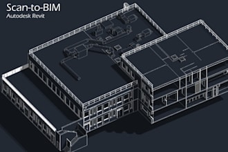 point cloud to revit 3d bim, structure model, dwg files, revit drawings, factory