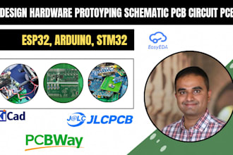 make hardware prototyping, schematic, pcb circuit design, esp32, arduino, stm32