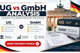 compare german ug vs gmbh and help you choose the right business structure