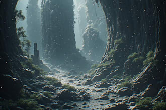 create a procedural houdini environment