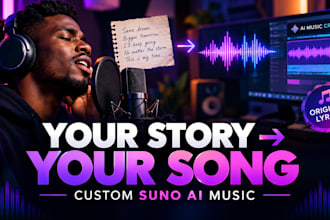 create a custom suno ai song with original lyrics