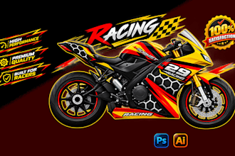 design unique bike wrap