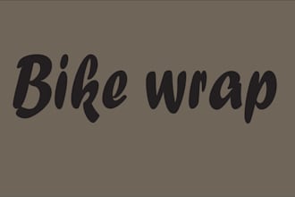 design unique bike wrap